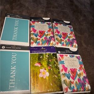 Thank you Cards 6-Colorful Thank You cards Set and Religious thank you Cards .48